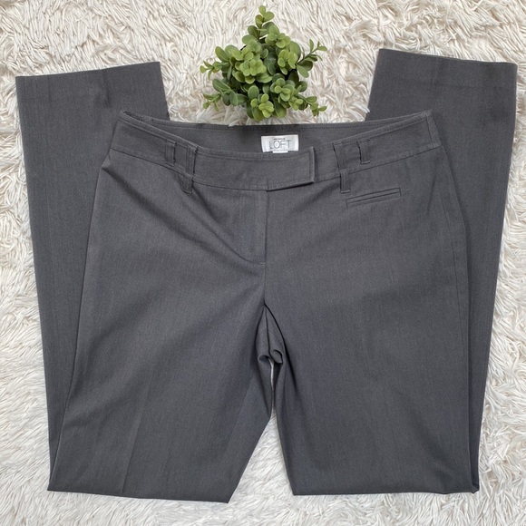 Loft Slim Dress Pants 💗 Gray - Picture 6 of 13